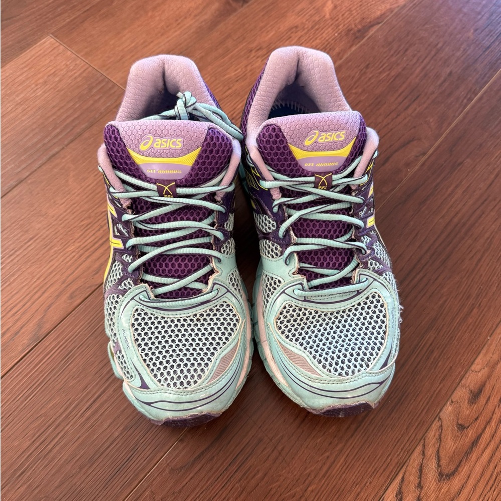 Asics Women's blue and purple sneakers